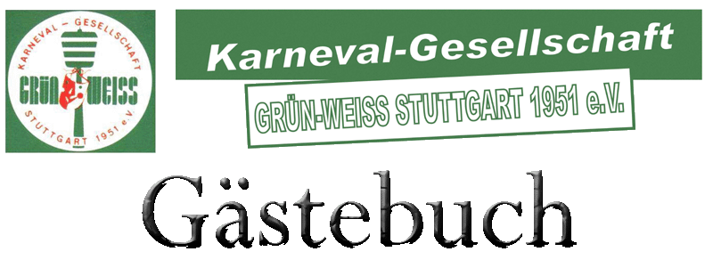 Gästebuch Banner - verlinkt mit http://www.gruen-weiss-stuttgart.de